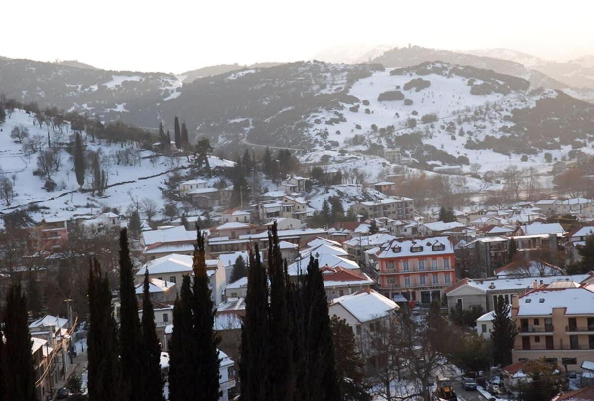 Kalavrita Winter Retreat - Homely Spacious Chalet Άνω Βλασία Экстерьер фото